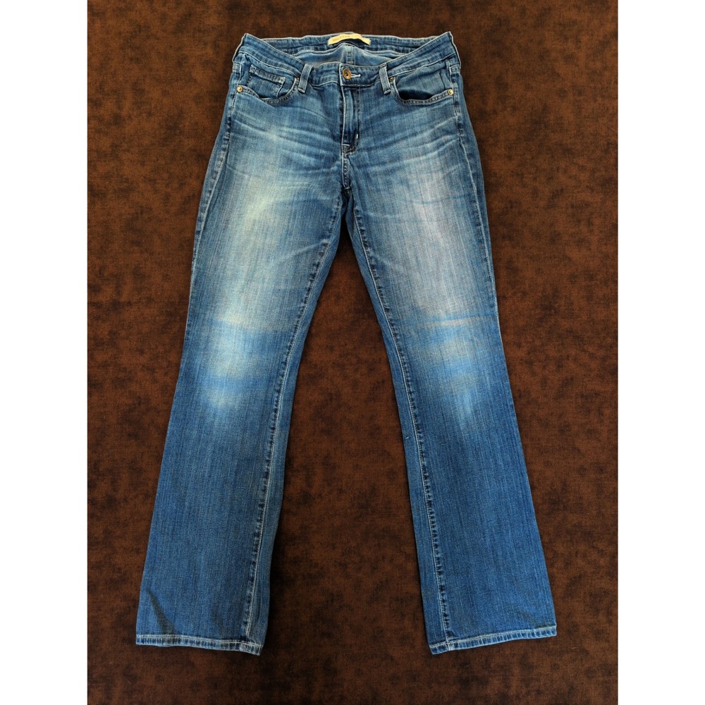 Big Star Maddie Bootcut Jeans Medium Wash Stretch Denim Size 28R VWQMABNICR